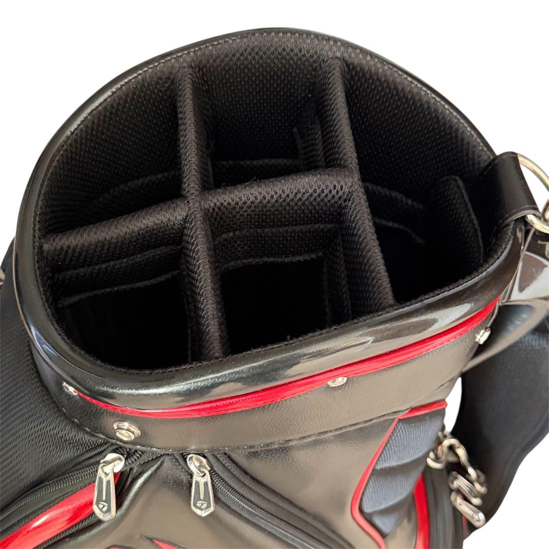 TaylorMade キャディバッグ SY202 ブラック レッドテーラーメイド