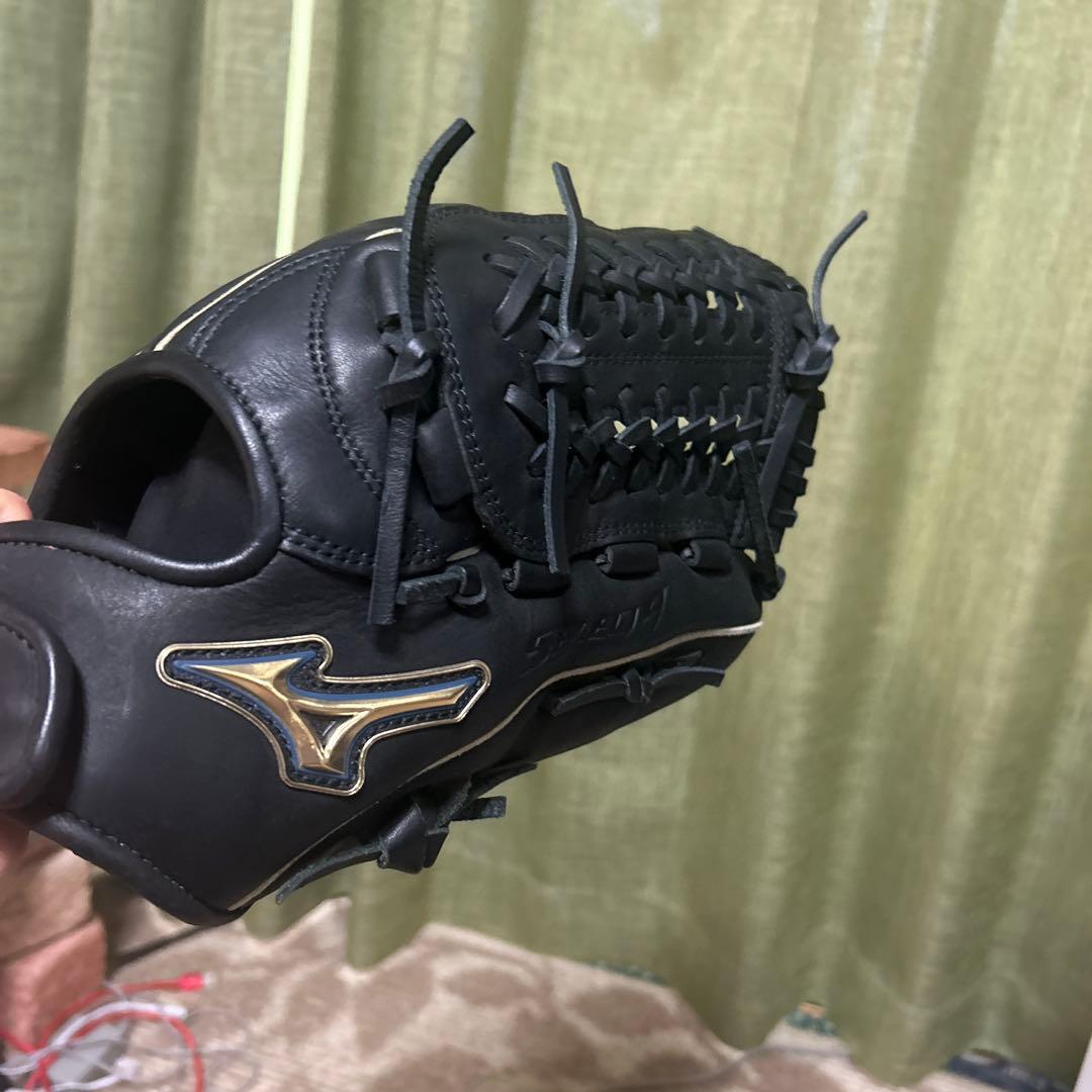 ⭐️美品⭐️Mizuno 黒 レザーグローブ　未使用