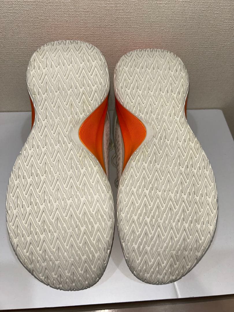 EGOZARU エゴザル オフホワイト×オレンジ 26.0cm