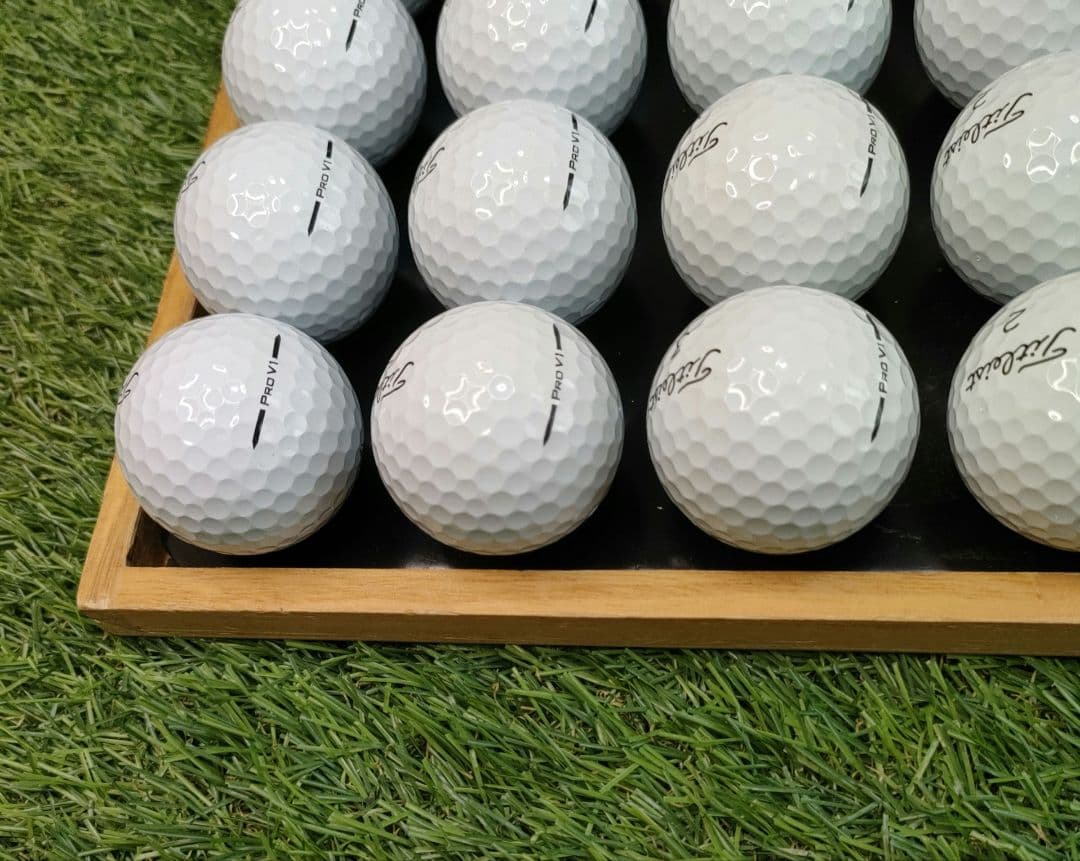 最新タイトリストPROV1　2025年モデル優良ロストボール20個。