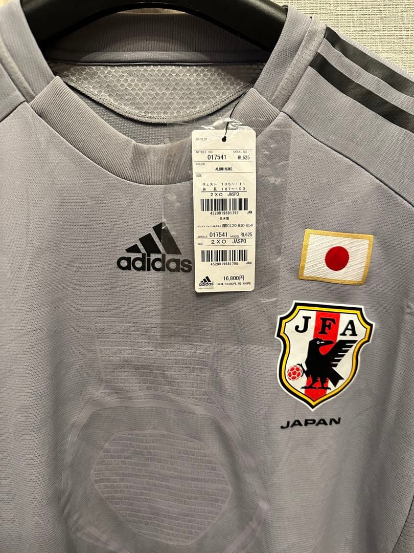 adidas 10/11日本代表 ゴールキーパーユニフォーム 長袖新品タグ付き