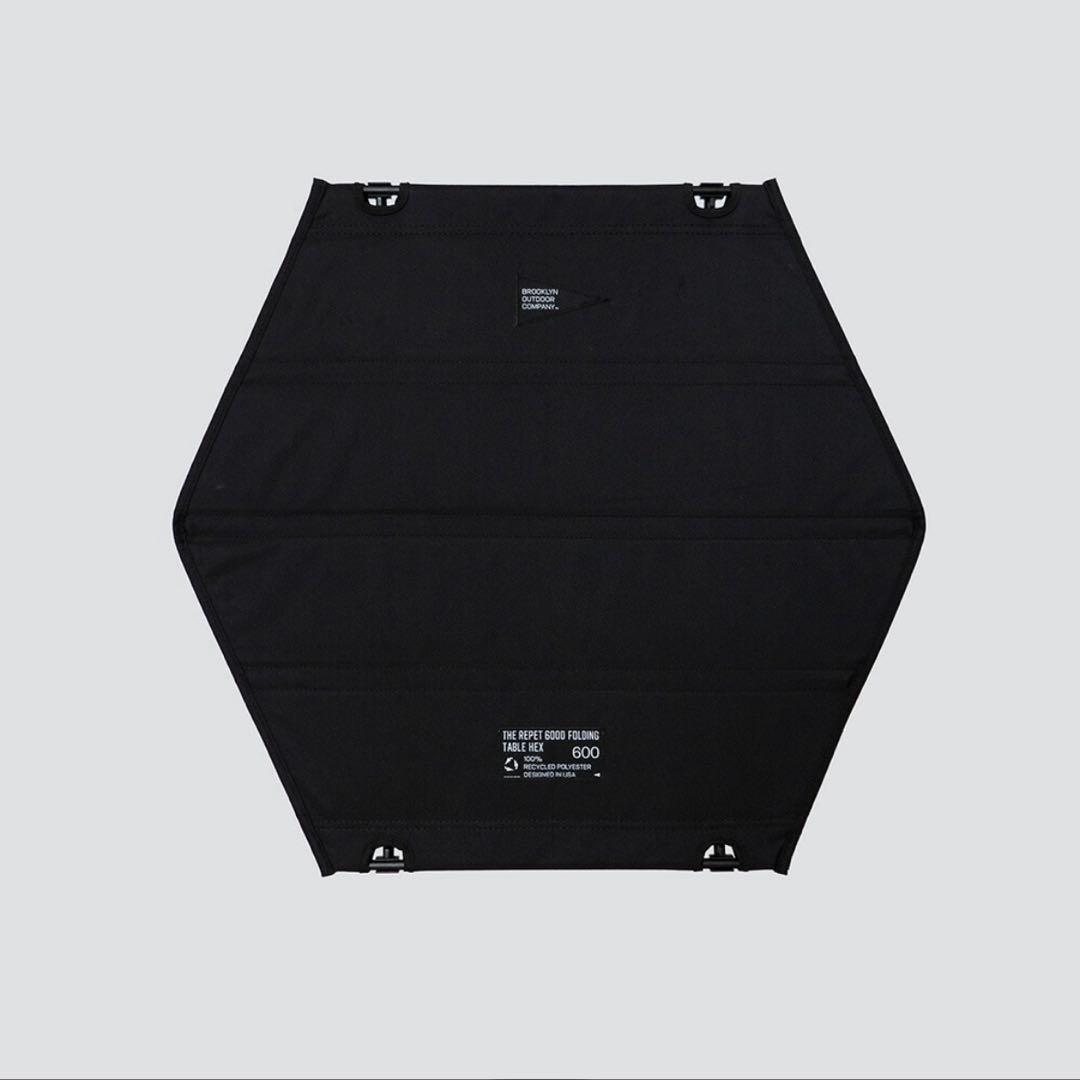 ステッカー付き BOC　Folding Hexa Table　折り畳み型テーブル