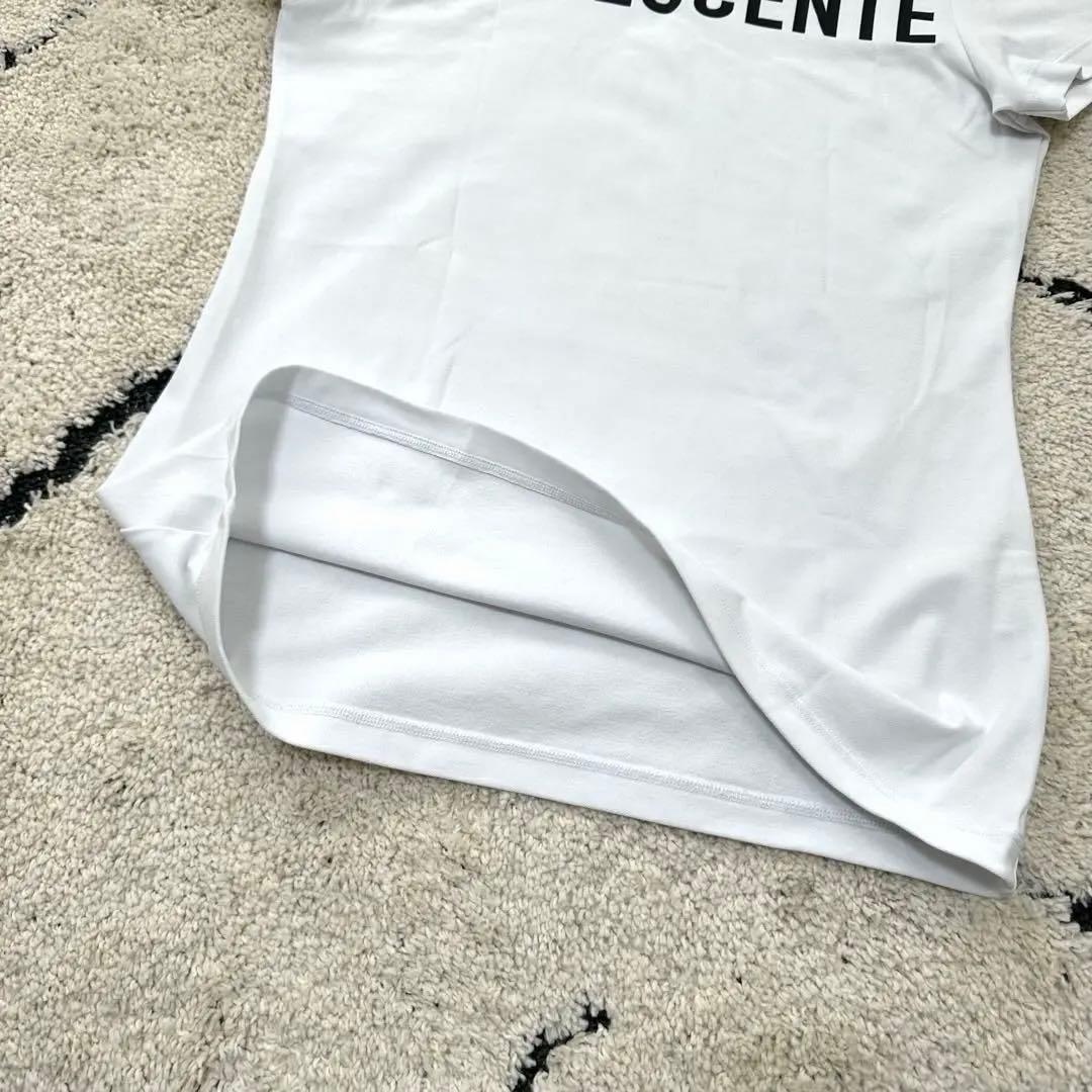 【超美品】DESCENTE ゴルフ モックネックシャツ ストレッチ　ホワイトM
