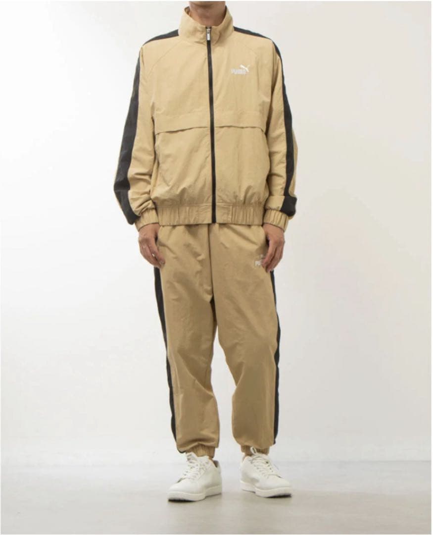 PUMA セットアップ トリコット ウインド 上下セット ウーブン ジャージ M