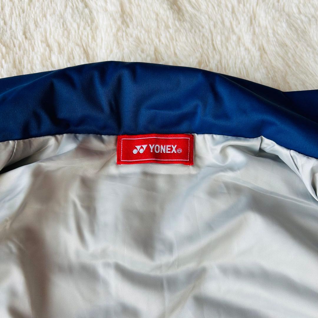 YONEX ヨネックス 中綿ベスト ロゴ刺繍 ネイビーグレー ヒートカプセル