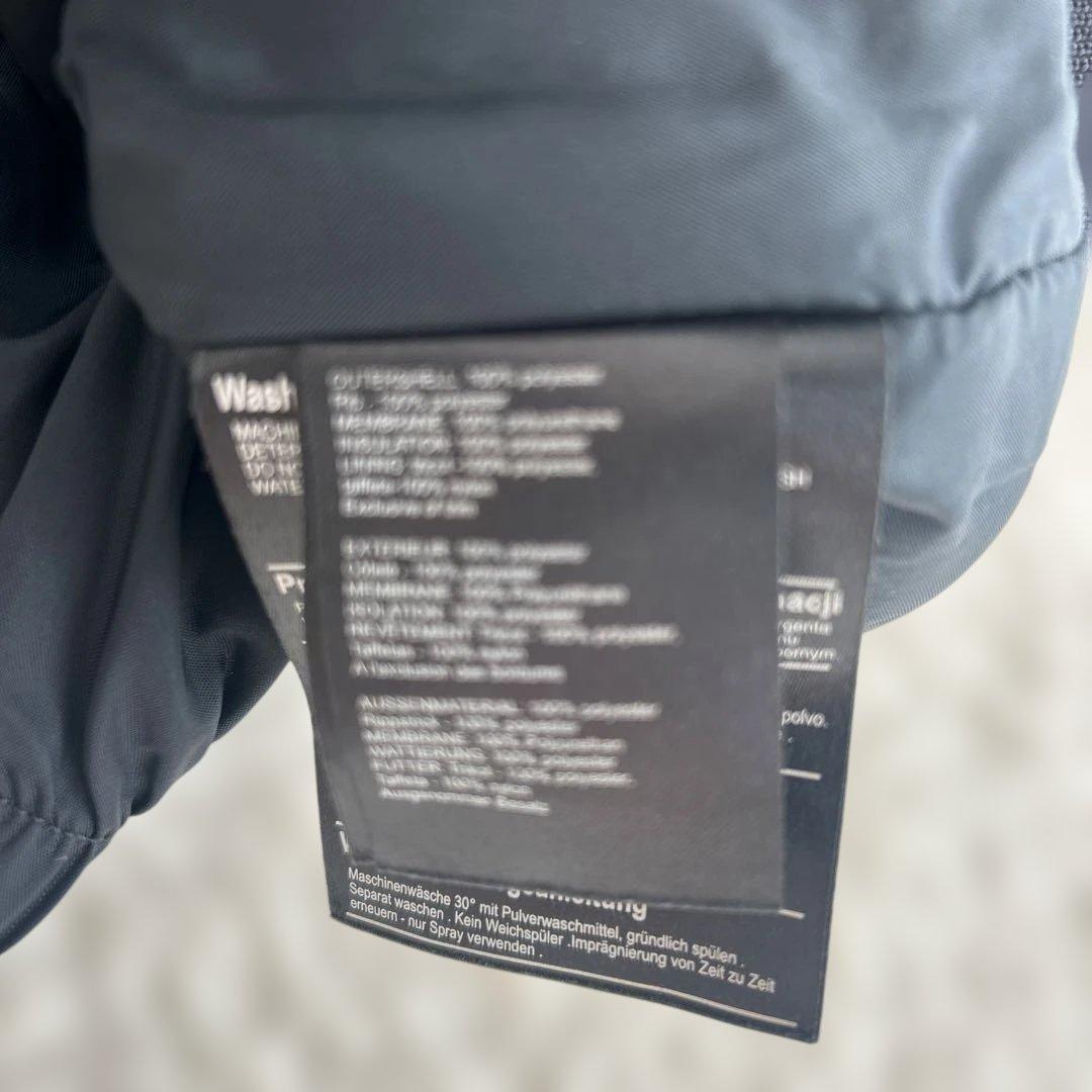 Burton フード付きジャケット グレー/ネイビー156センチから164