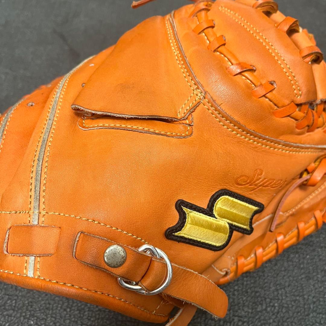 SSK 大人用 軟式 野球 グローブ キャッチャーミット 紐切れ皮破れ無し172