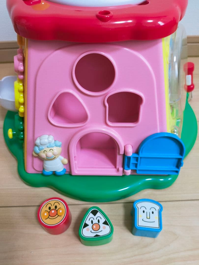 アンパンマン 8点セット よくばりボックス　ハンドル レジスター カスタネット