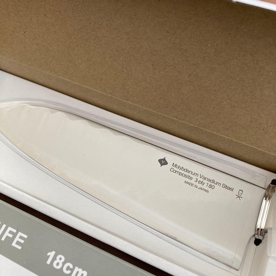 【新品未使用】柳宗理 包丁 キッチンナイフ18cm ステンレス 三徳包丁