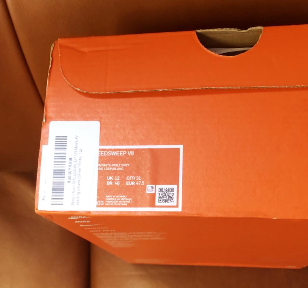 新品2026年アメリカ限定ボクシングレスリングNIKEスピードスイープ★31cm