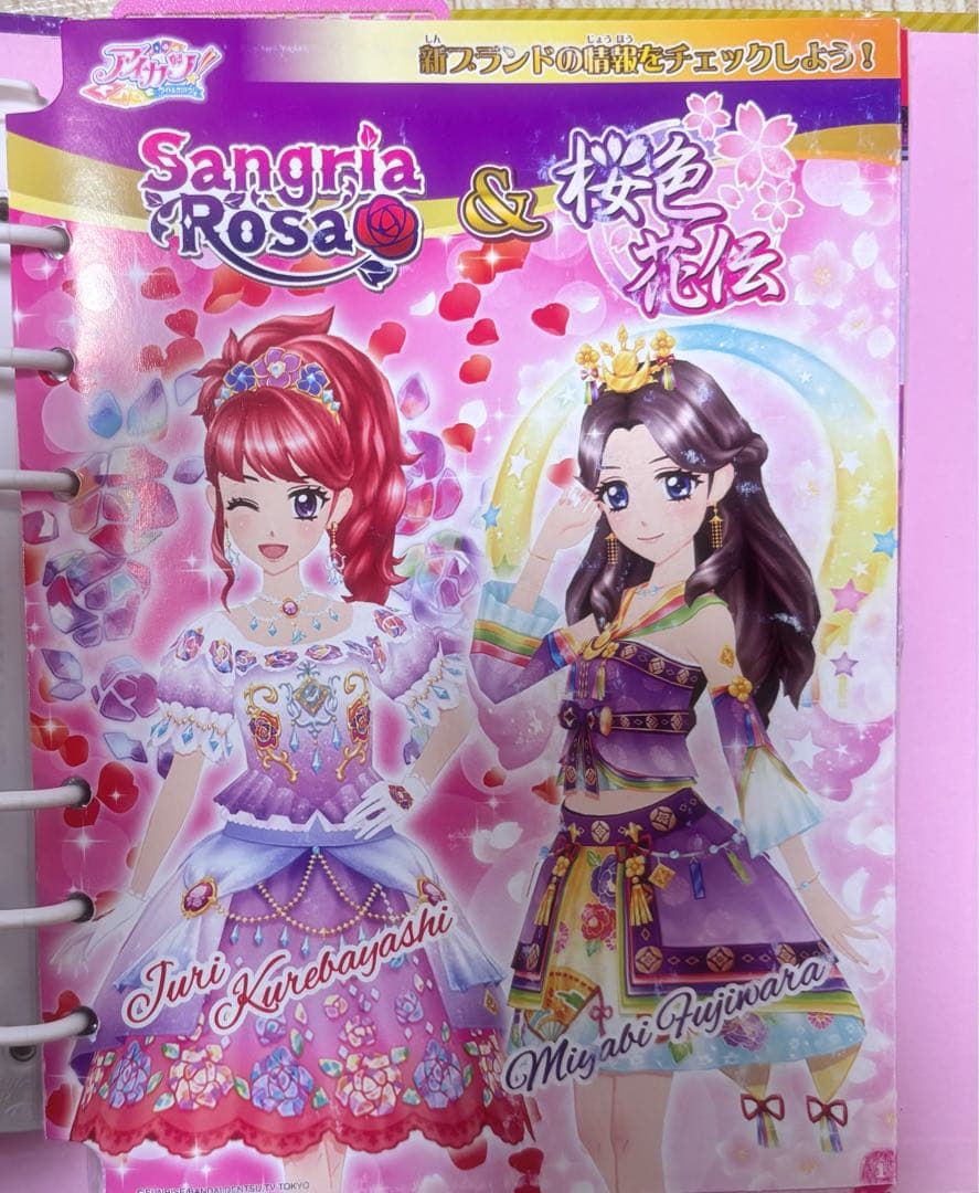 【お値下げ⭕️】アイカツカードセット カードケース Sangria Rosa