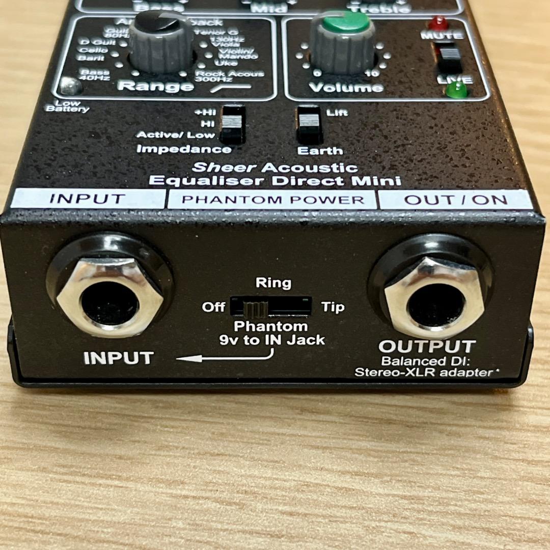 Headway EDM-1 アコースティック楽器用プリアンプ
