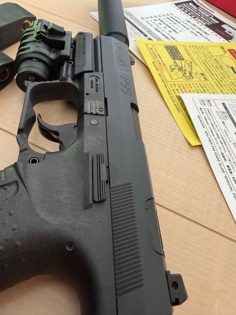 マルゼン　ワルサーP99FS スペシャルフォース　固定スライド　マガジン計3本
