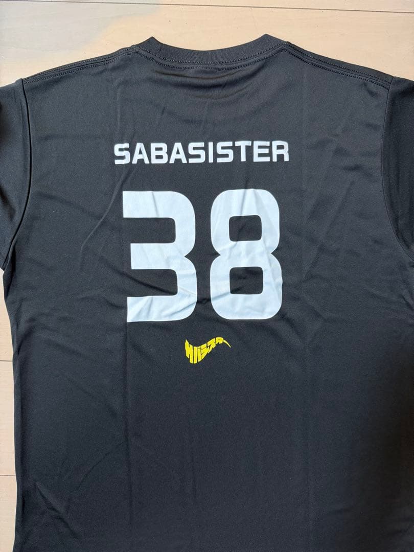 サバサッカーTシャツ　ブラック　L