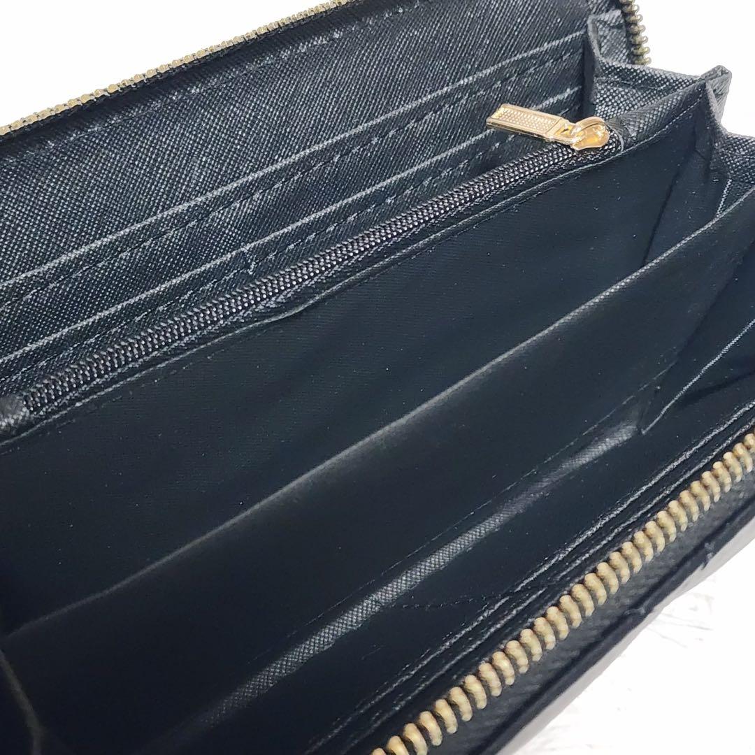 ピ*☆様 CHANEL 長財布　ラウンドジップ　キルティング　　 黒