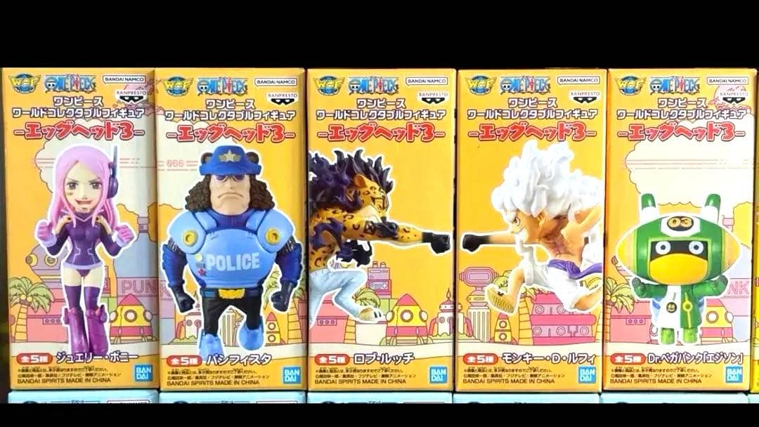 ワンピース ワールドコレクタブルフィギュア エッグヘッド編 1~6 30体セット