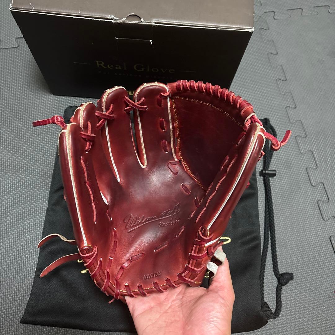 ガチャピンWilson 硬式 投手用グラブ左投げDUAL B23型