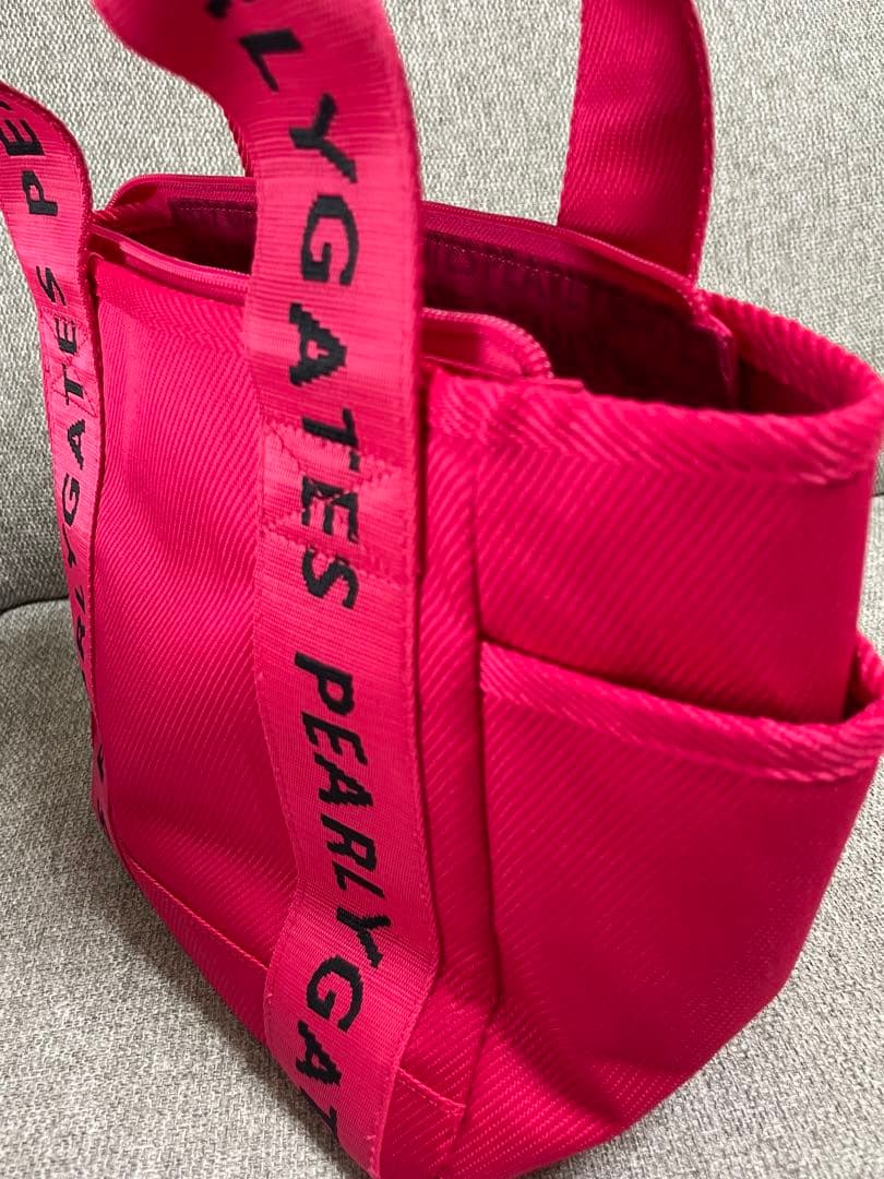 パーリーゲイツ　PEARY GATES カートバッグ　ラウンドバック ピンク