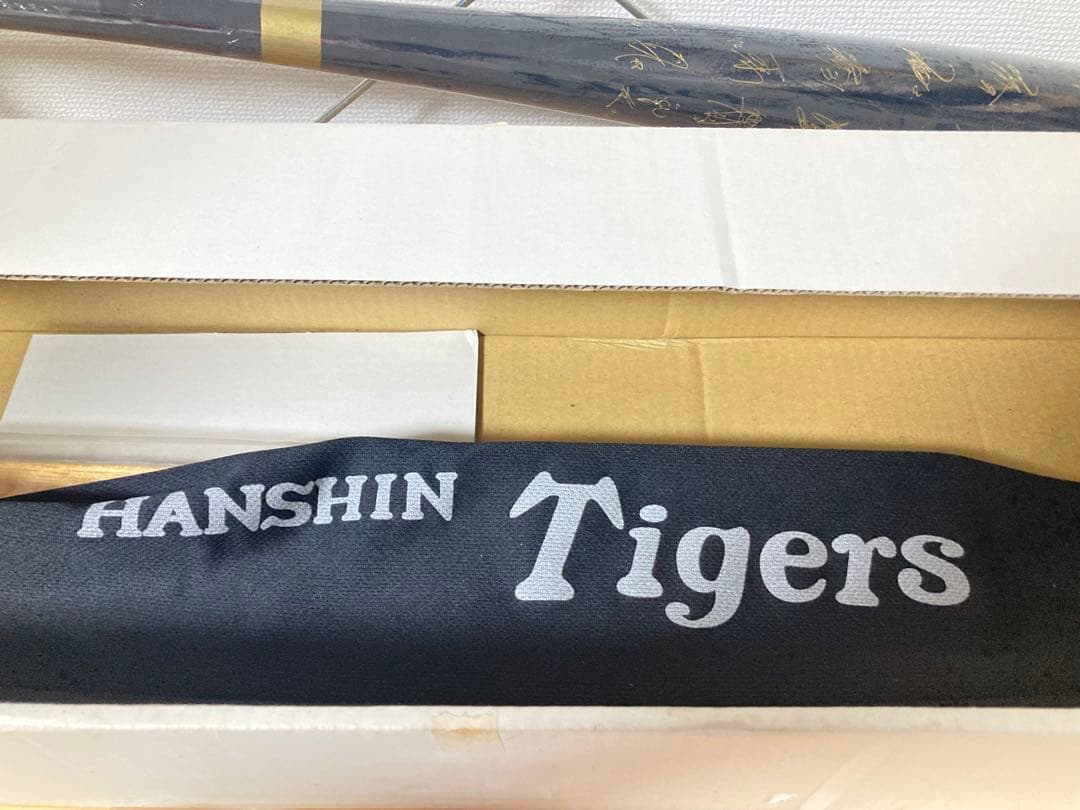 ☆超激レア 未使用品！！ 阪神タイガース 2003年 優勝記念 サイン入りバット