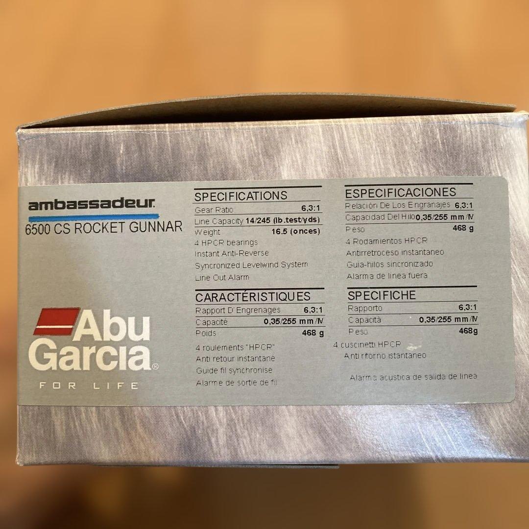 【未使用Abu Garcia Ambassadeur 6500CS ROCKET