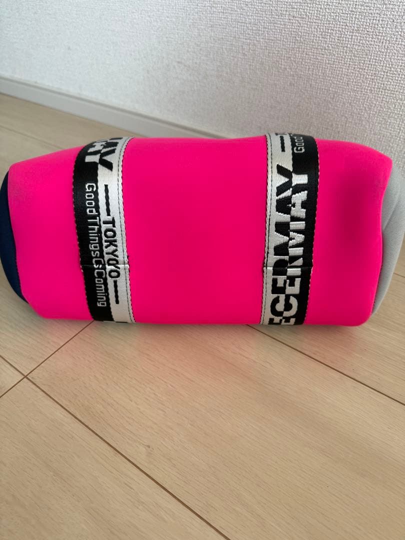 ☆美品☆DECEMBERMAY ピンク ラウンドバッグ