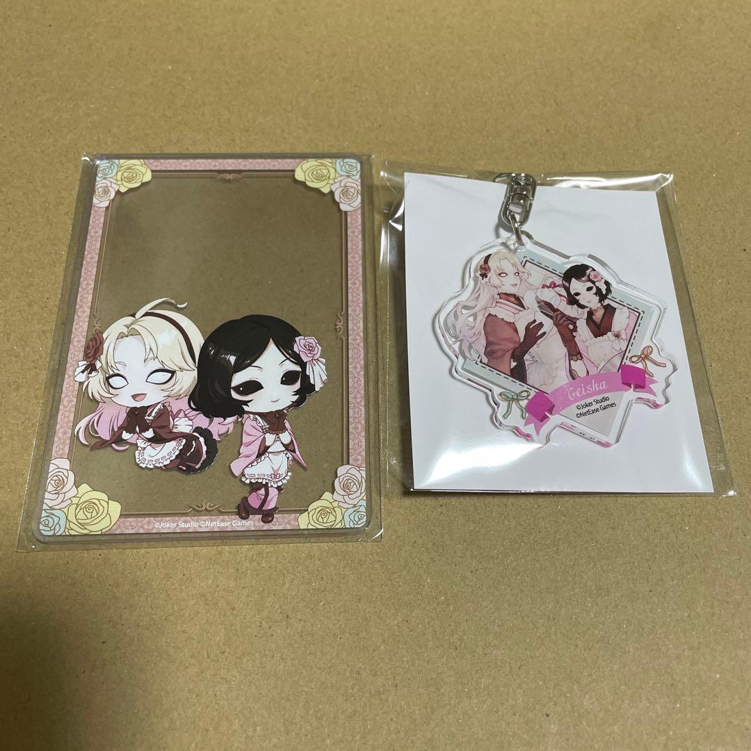 第五人格 IdentityV 缶バッジ アクキー 缶バッジ カフェ 芸者