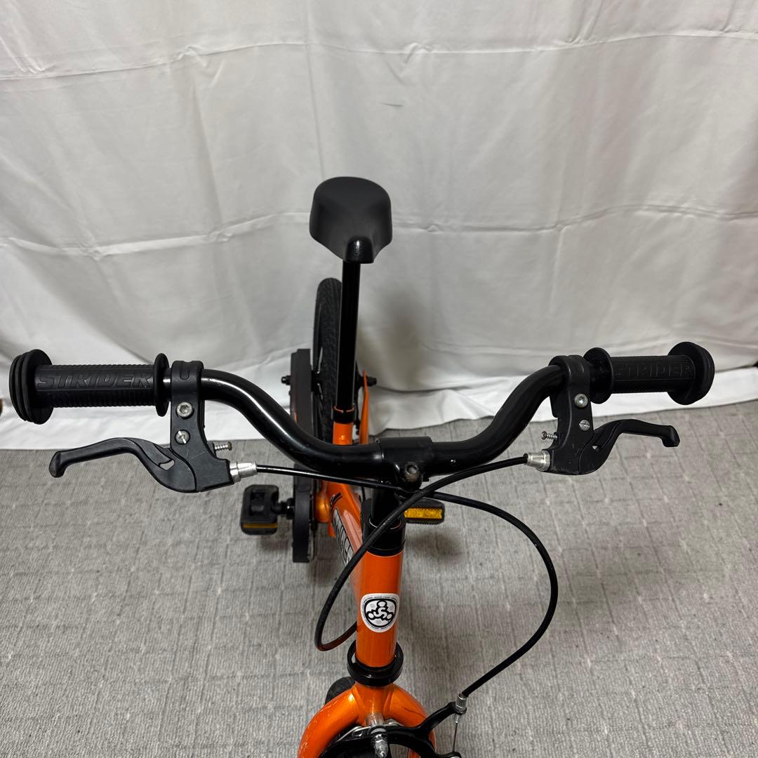 B138 STRIDER ストライダー14X オレンジ ペダル付 スタンド付