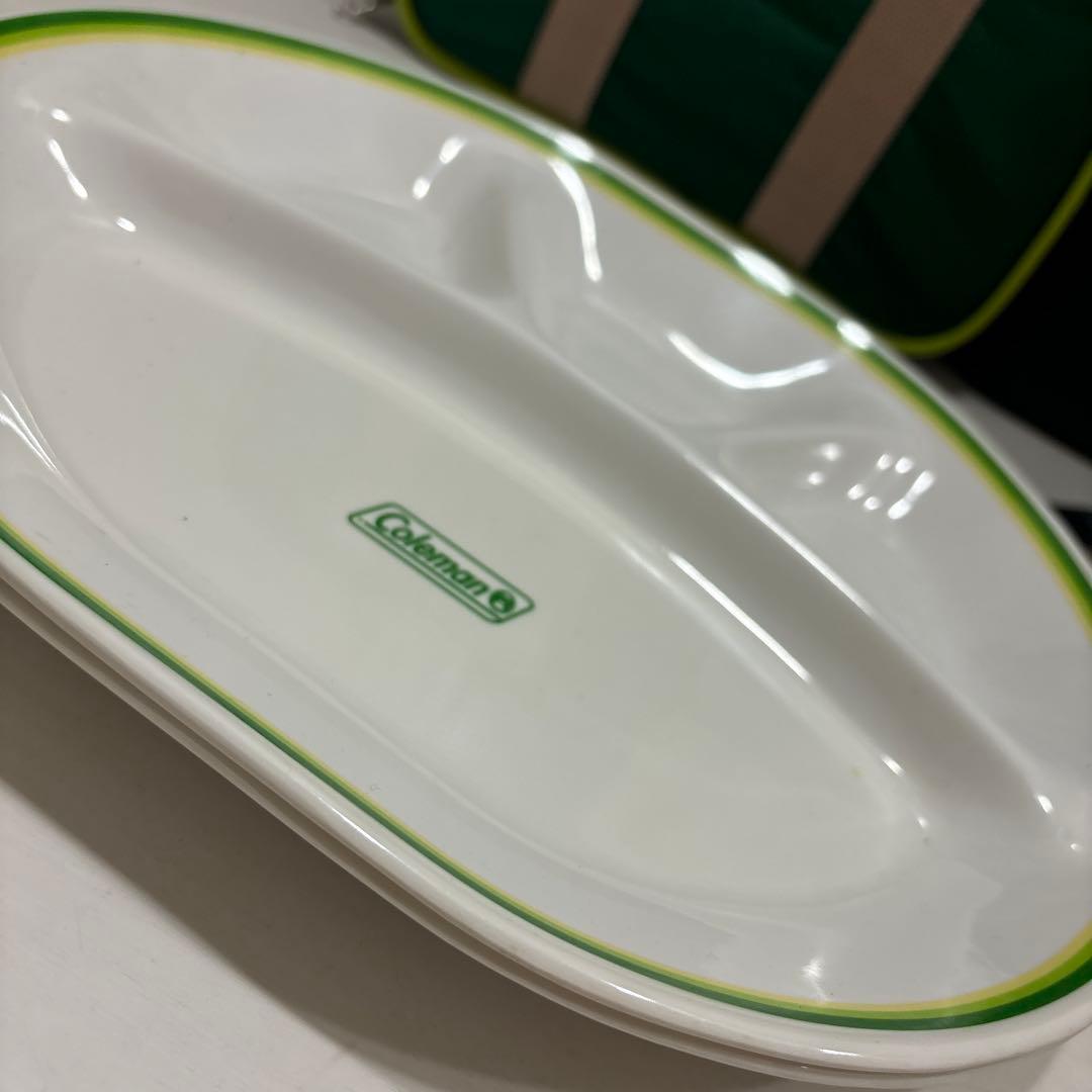 USED・Coleman・コールマン・食器＆カトラリーセット