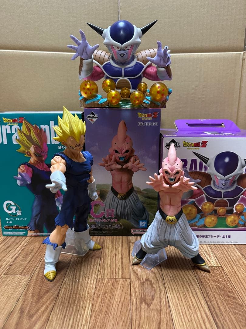一番くじ ドラゴンボール MASTERLISE 魔人ベジータ ブウ フリーザ