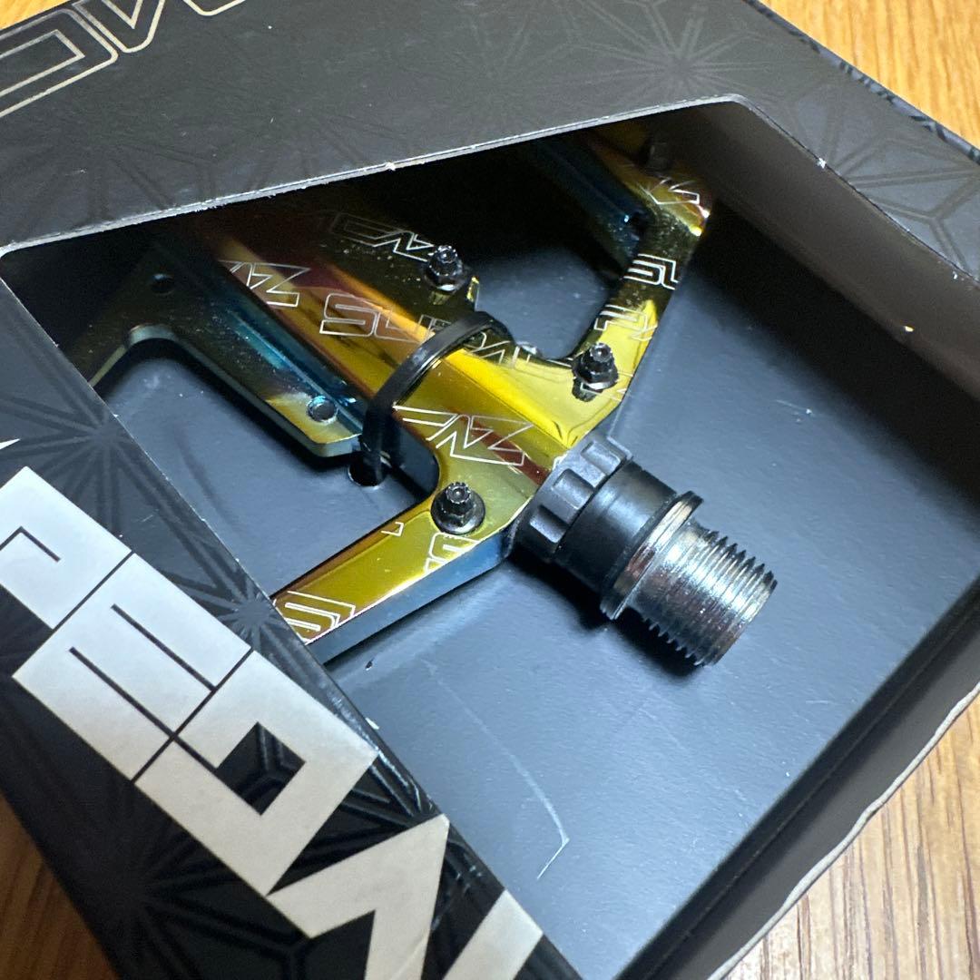 【新品未使用】スパカズ ペダルePedals Oil Slick ②