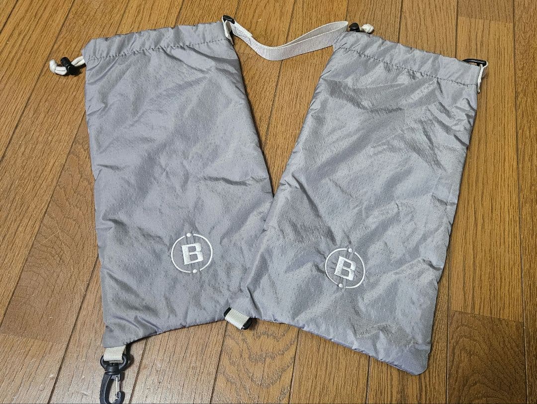 BRIEFING シューズバッグ セパレート2個セット グレー