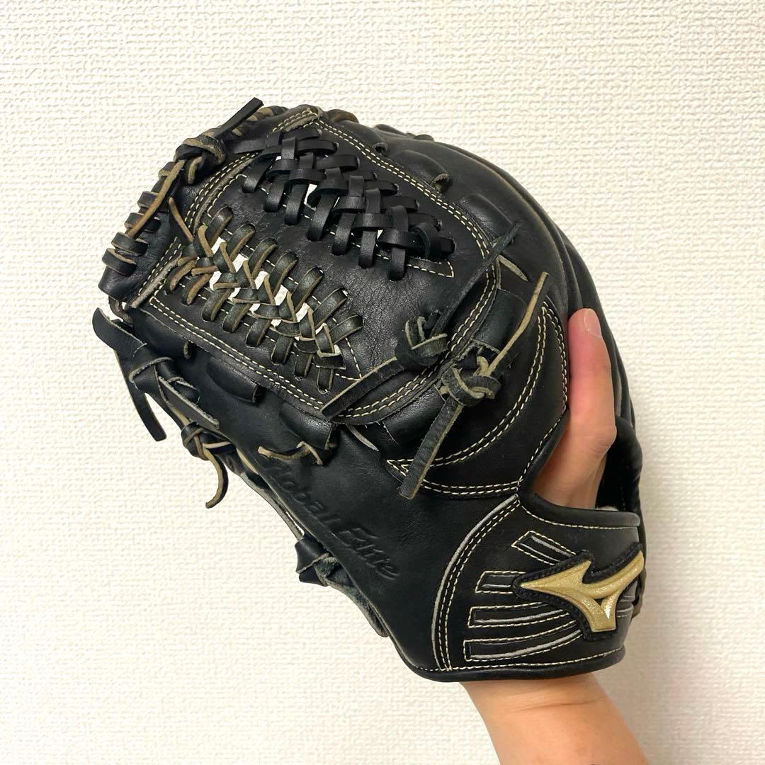 364 ミズノ グローバルエリート 型抜群 硬式 内野手 グローブ 左投