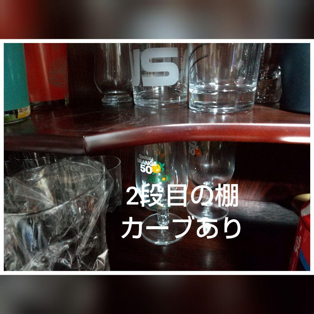 昭和レトロ ヴィンテージ 日本製 家具 木製 サイドボード 飾り棚 茶系