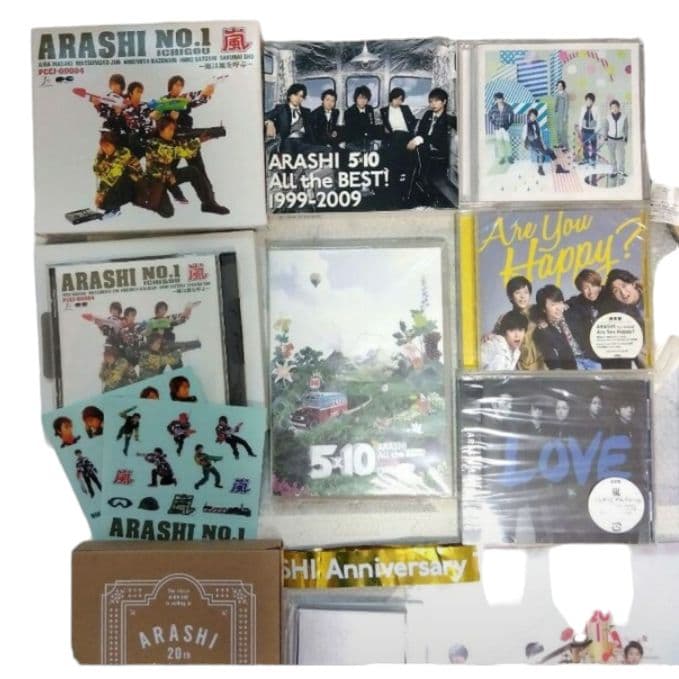 嵐 ARASHI LIVE 写真集 うちわ ペンライト アルバム CD PV
