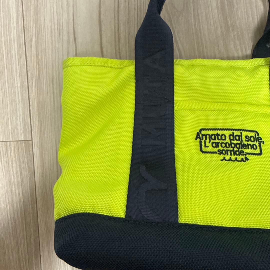 【超美品】muta　カートバッグ　ハンドバッグ　トートバッグ　イエロー　ゴルフ