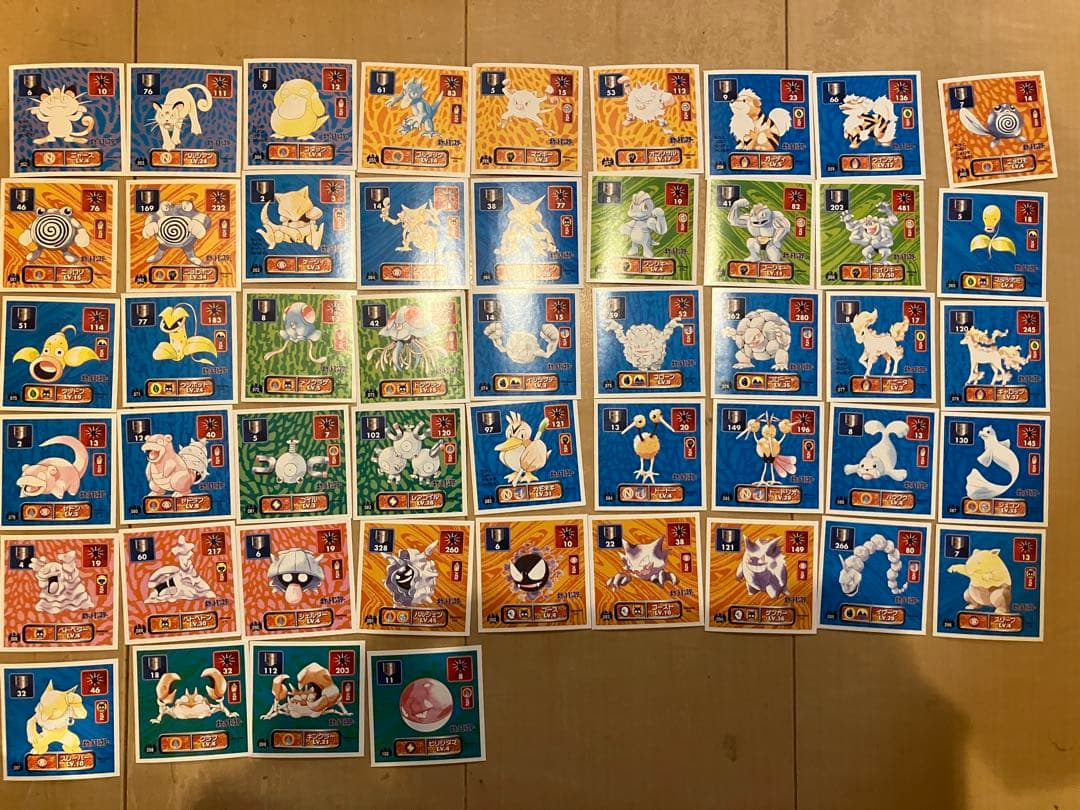 【激レア】美品！アマダ ポケモン初代最強シール烈伝ノーマルコンプ150枚セット