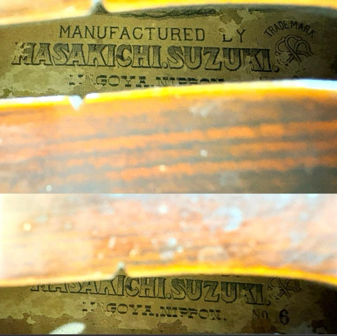 【美虎杢】MASAKICHI SUZUKI 鈴木政吉バイオリン No.6 弦楽器