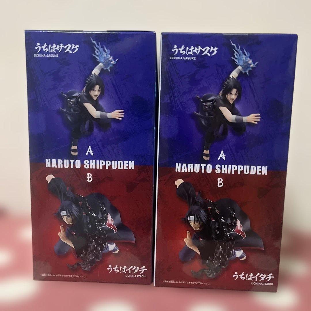 NARUTO疾風伝うちはサスケ・うちはイタチ GIGO限定A/B 6点セット