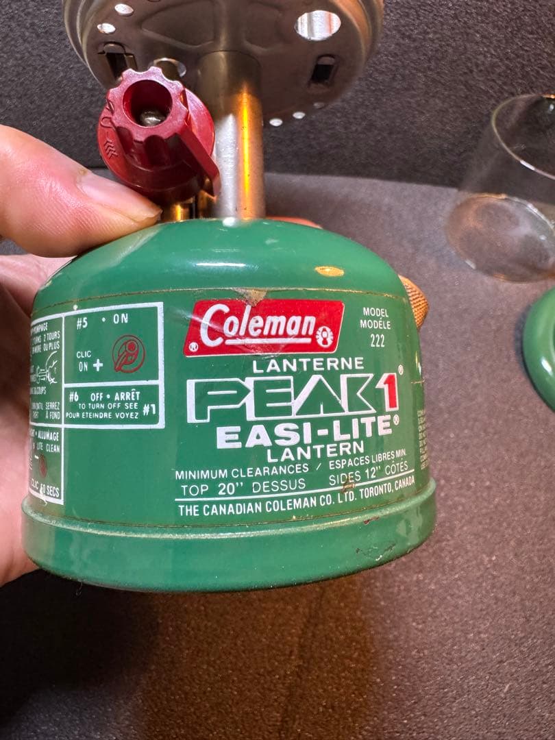 希少コールマン Coleman 222 EASI ーLlTE LANTERN