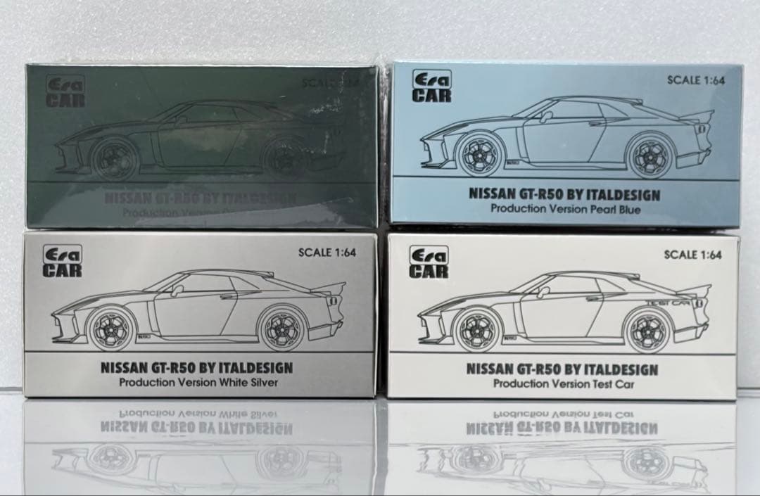 1/64 ERA CAR 日産 GT-R50 BYイタルデザイン 4台セット