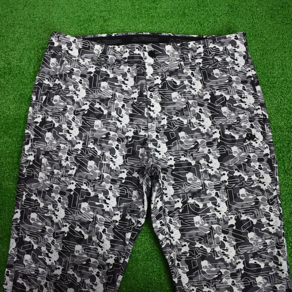 Kappa/カッパ ゴルフパンツ【ブラックカモ/Ｌ82㎝】美品！