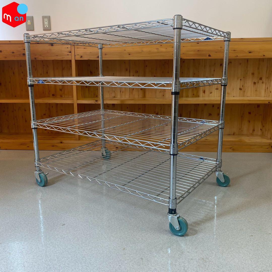 耐荷重ステンレス製ラック（91×61㎝）棚板 ×４枚