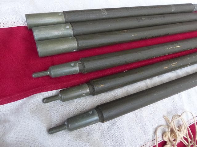 1968” 米軍実物 ナム戦 デッド!　テントポール　6本セット 軍幕 301