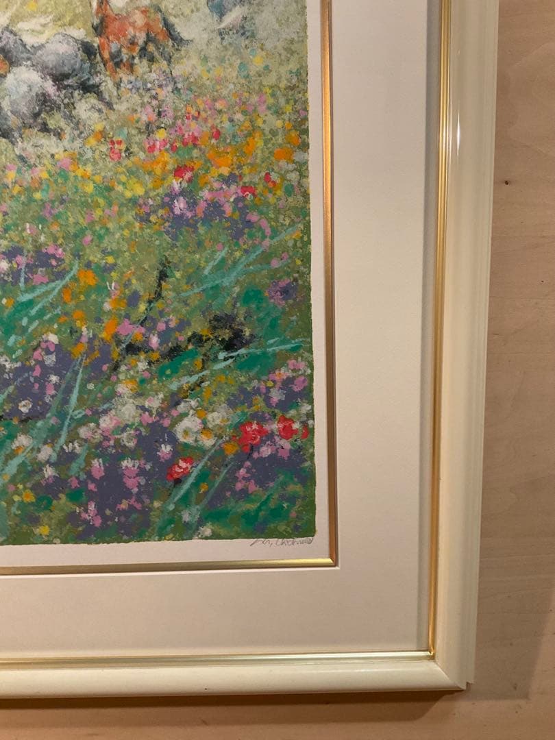 胡奇中(フー・チー・チュン)「カリフォルニアパラダイス」シルクスクリーンサイン有