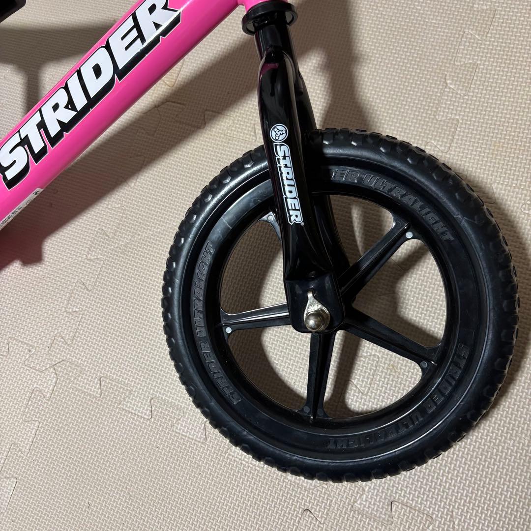 STRIDER スポーツ バランスバイク ピンク