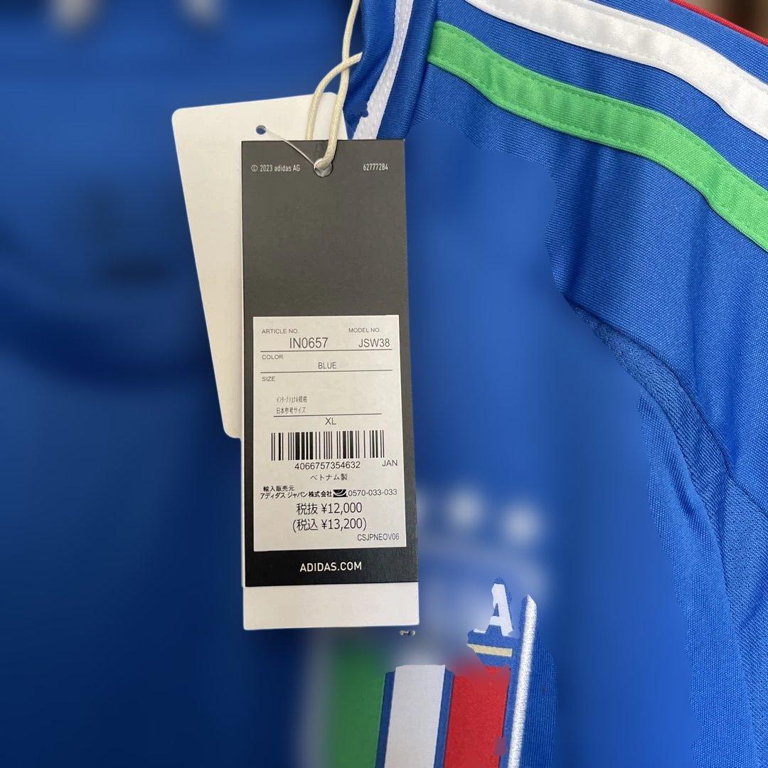 新品タグ付き　adidas イタリア代表 サッカーユニフォーム　X Lサイズ