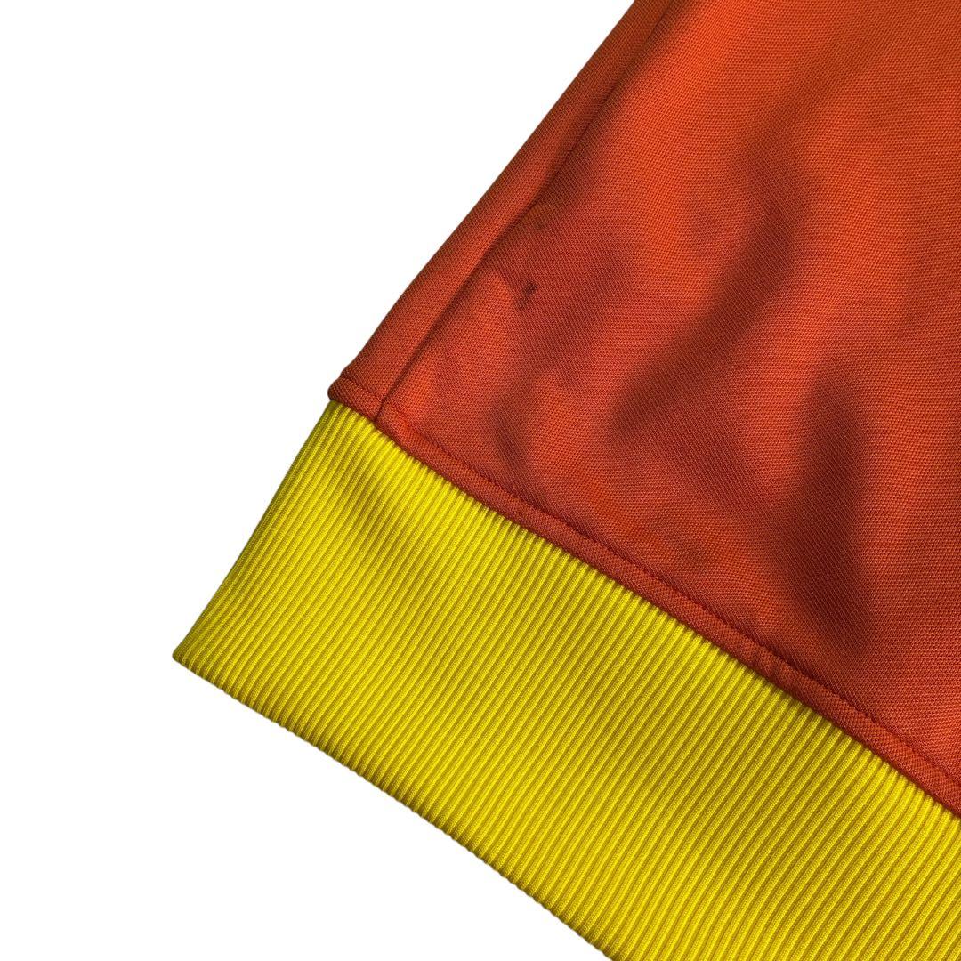 2007年 Adidas BHUTAN トラックジャケット XL オレンジ 黄色