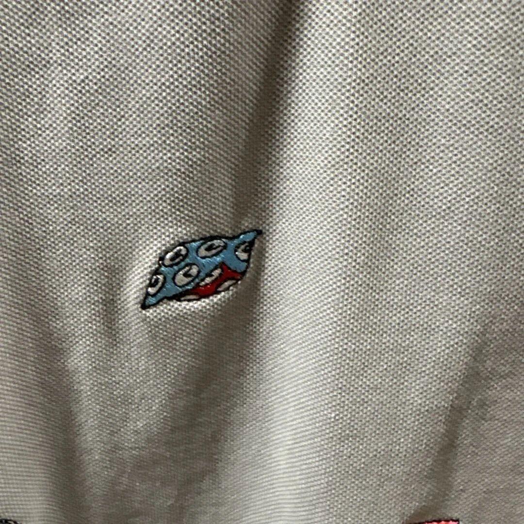 Jack Bunny!！！ 刺繍柄 藤子プロコラボ‼️ グレー ポロシャツ