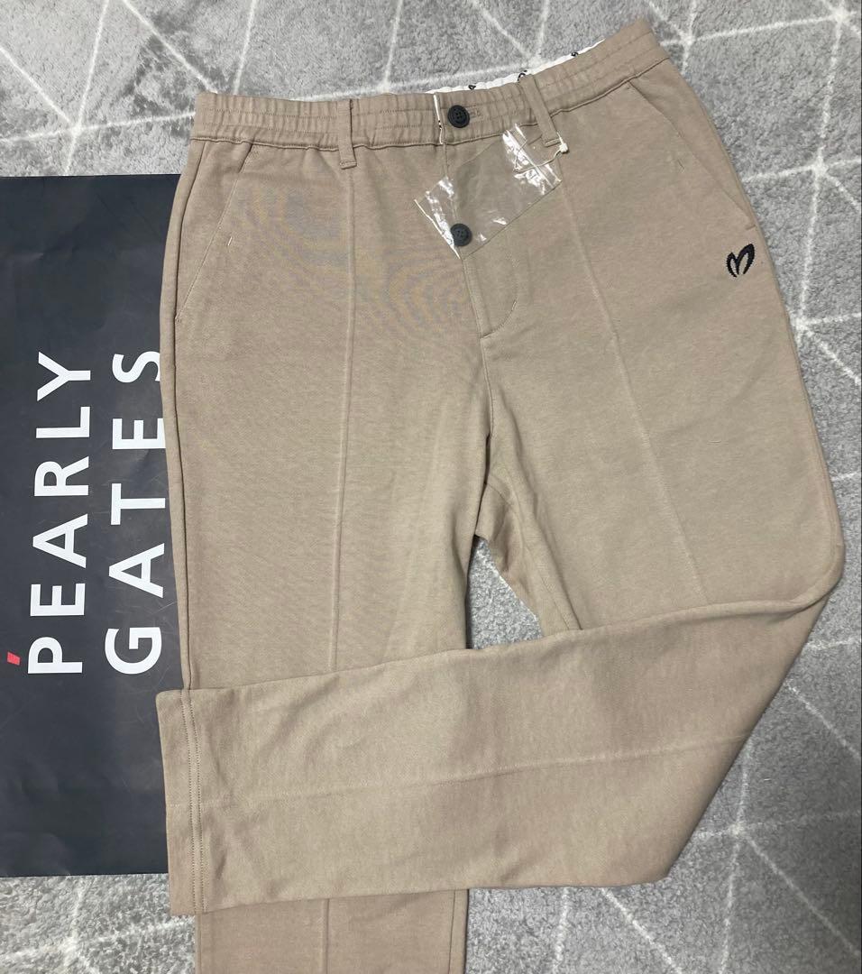 新品 パーリーゲイツ マスターバニー レーヨン裏毛ストレッチパンツ(4)サイズM