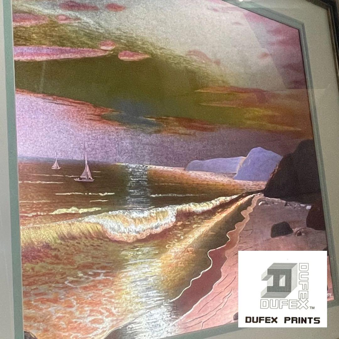 新品・未使用】DUFEX 英国製 エッチングアート 夕映
